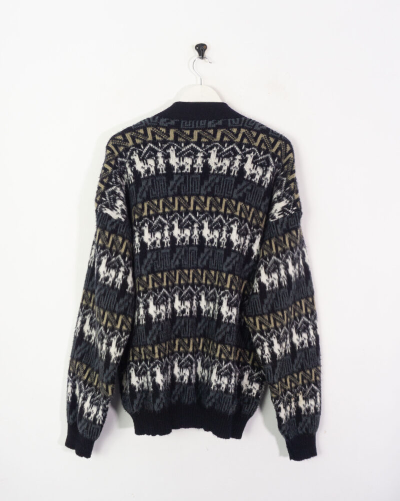 Vintage 90s etnic cardigan XL - Imagen 3