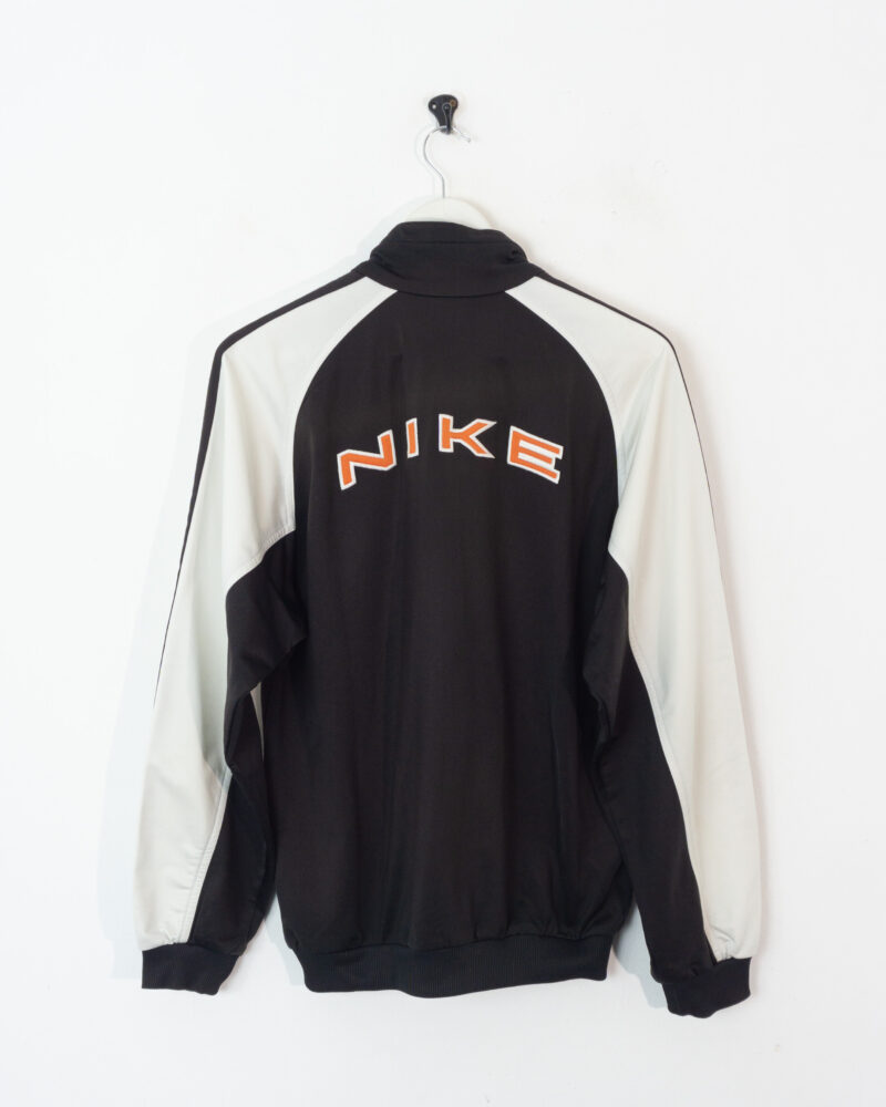 Nike vintage 90s black/white track jacket M - Imagen 4