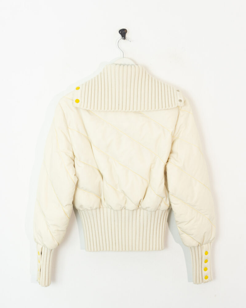 Miss Sixty Y2K beige puffer coat L - Imagen 3