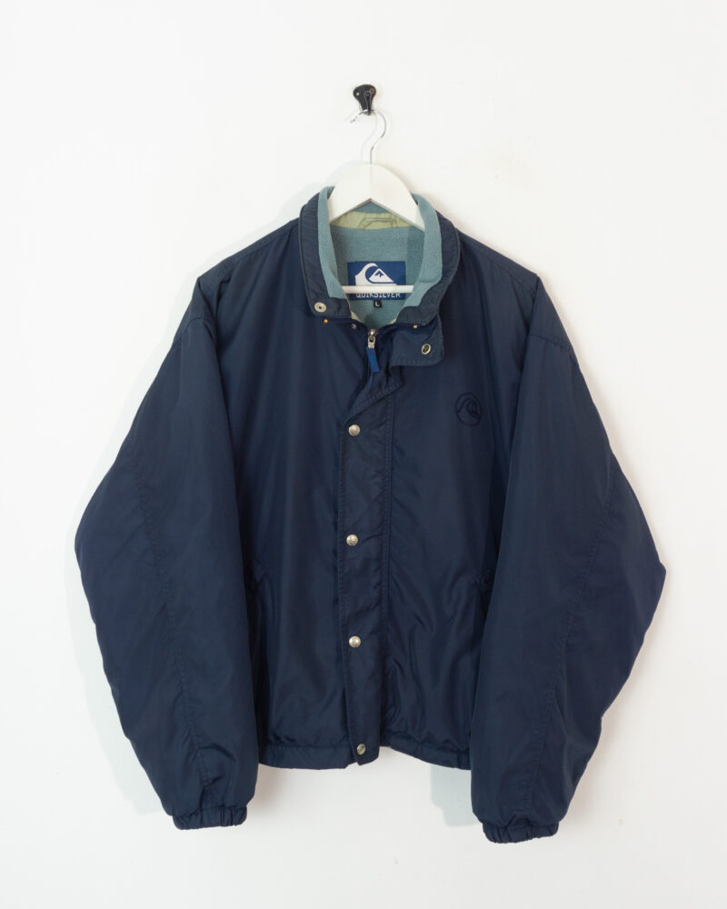 Quiksilver vintage 90s navy coat L - Imagen 2