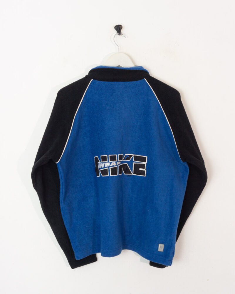 Nike vintage 90s blue 1/4 zip fleece M - Imagen 4