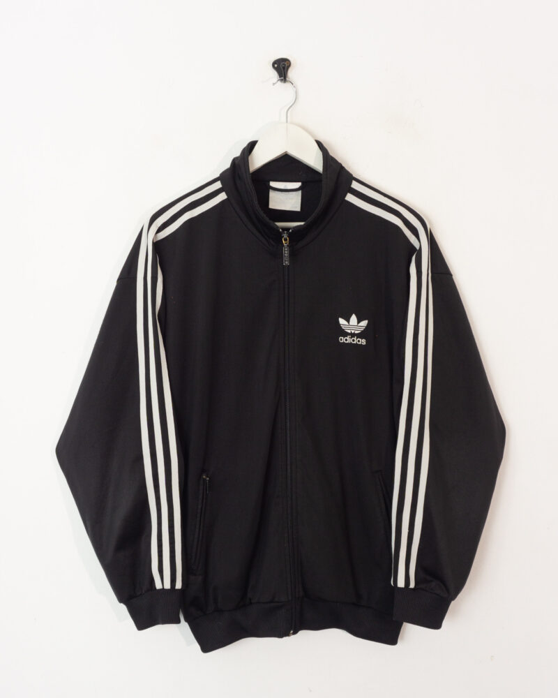 Adidas vintage 90s black track jacket M - Imagen 2