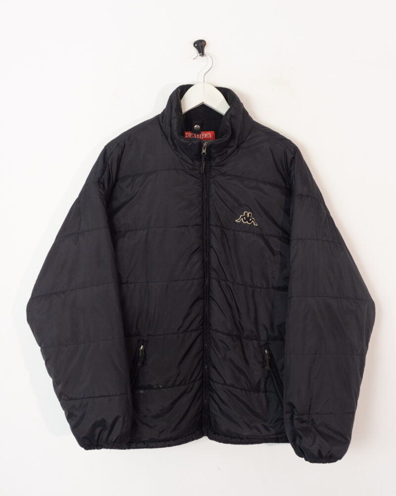 Kappa vintage 00s black coat L - Imagen 2