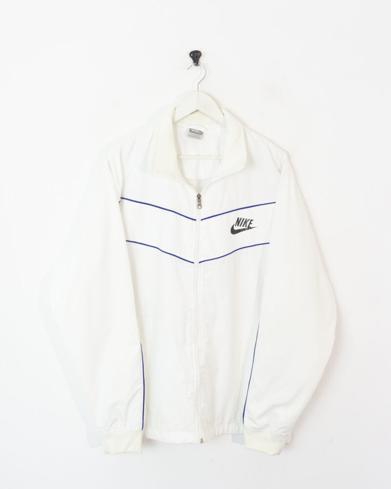 Nike vintage 00s white track jacket XL - Imagen 2