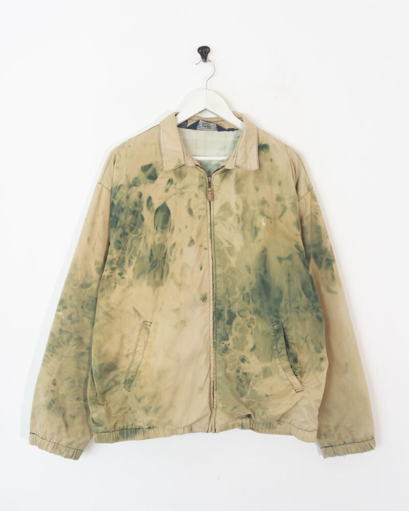 Ralph Lauren vintage 90s harrington jacket tie dye L - Imagen 2