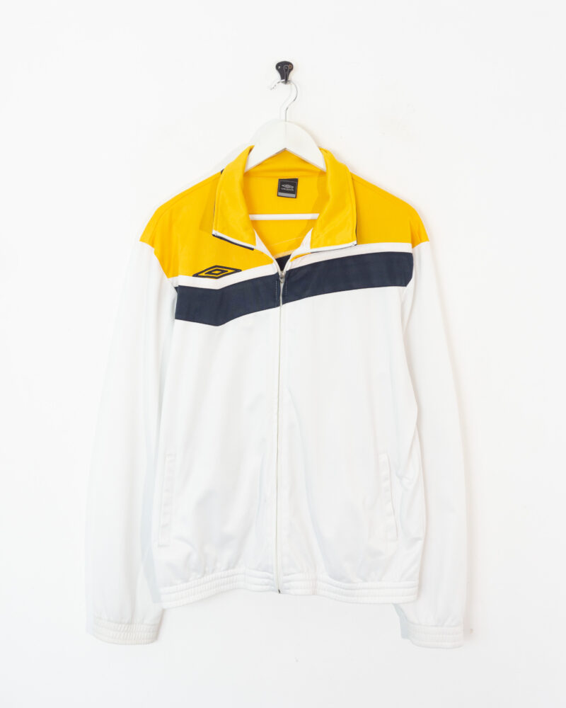 Umbro white/yellow/nacy track jacket XL - Imagen 2