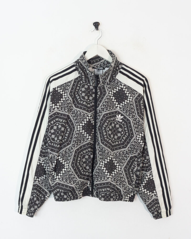 Adidas original woman black/white track jacket M - Imagen 2