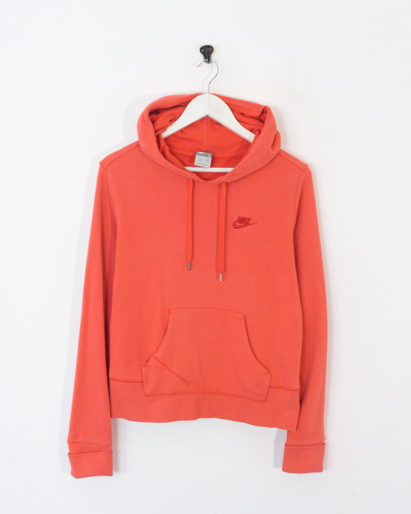 Nike vintage 00s woman orange hoodie L - Imagen 2