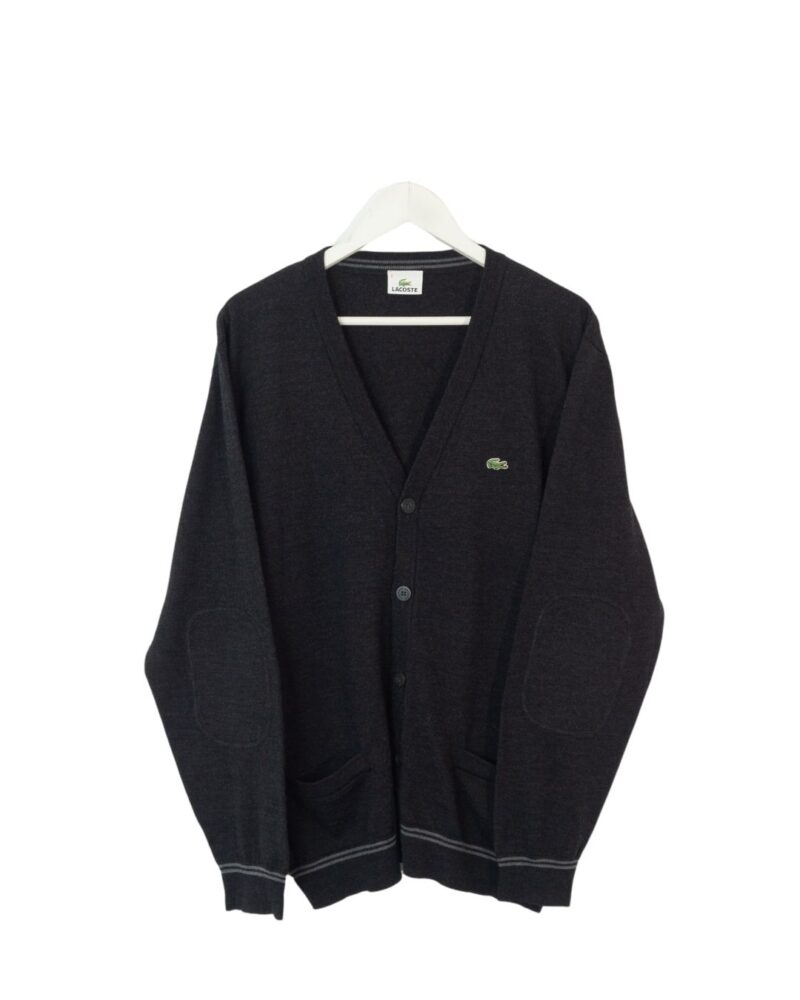 Lacoste vintage 00s grey cardigan L