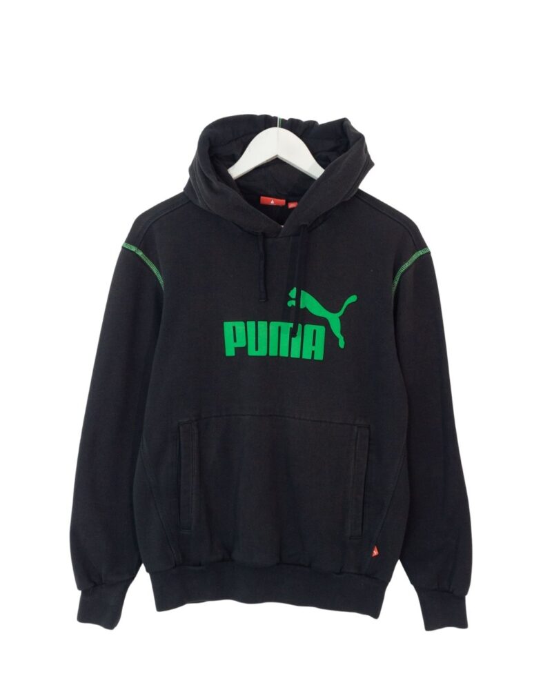 Puma vintage 00s green/black hoodie S