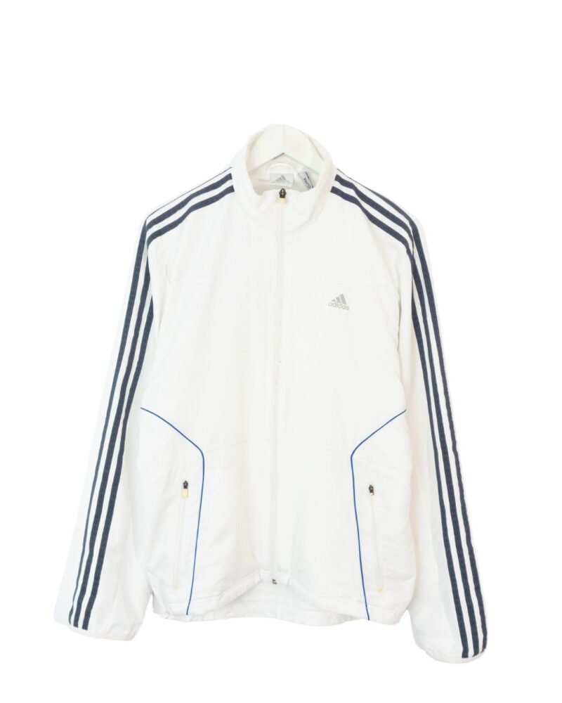 Adidas vintage 00s white track jacket M