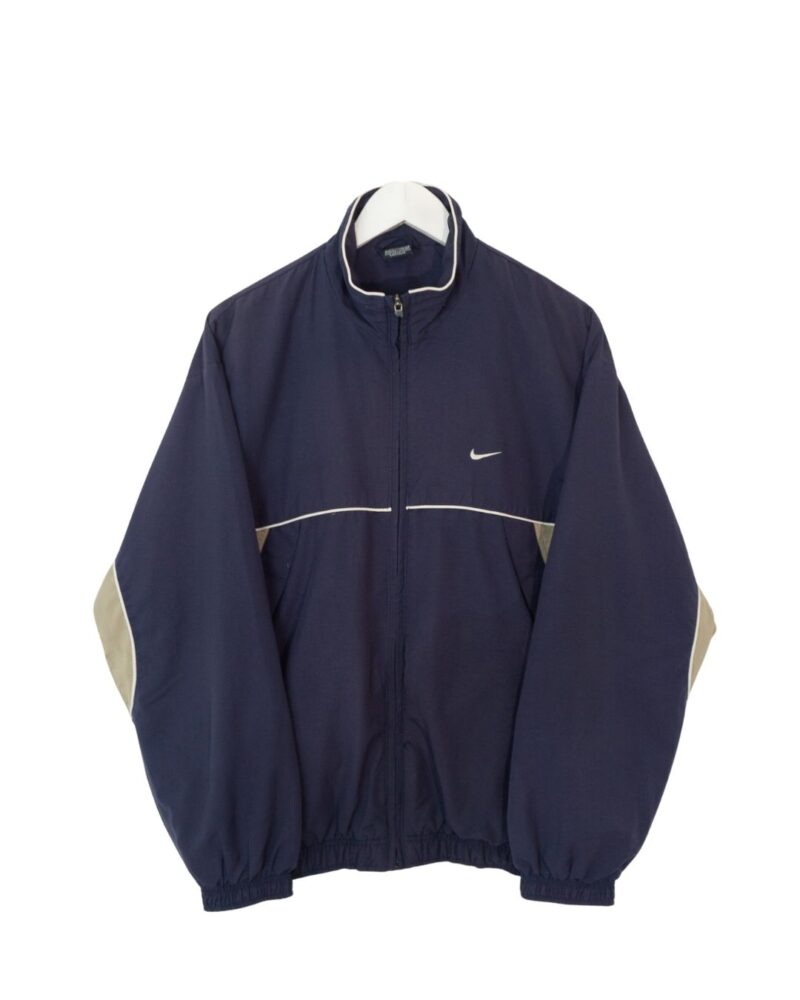 Nike vintage 00s navy track jacket M