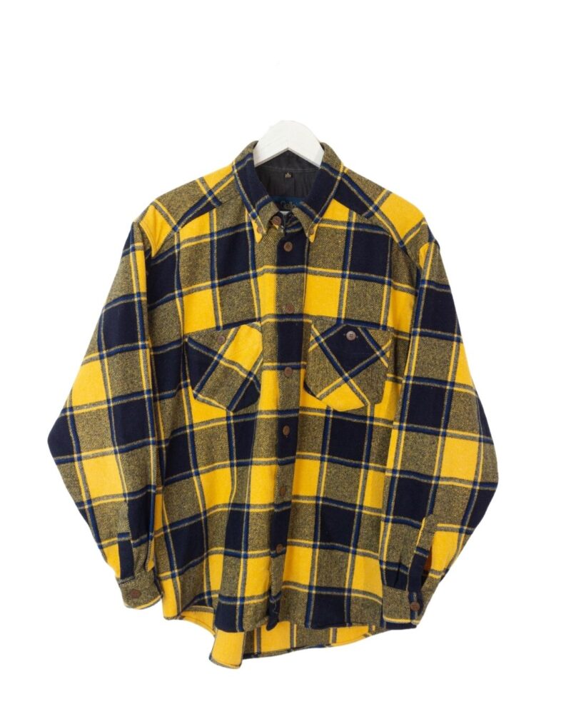 Roso Giallo Verde vintage 90s flannel shirt L