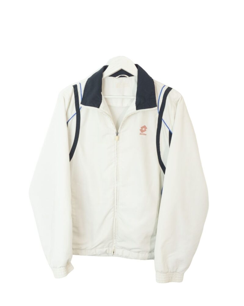 Lotto vintage 00s white track jacket M