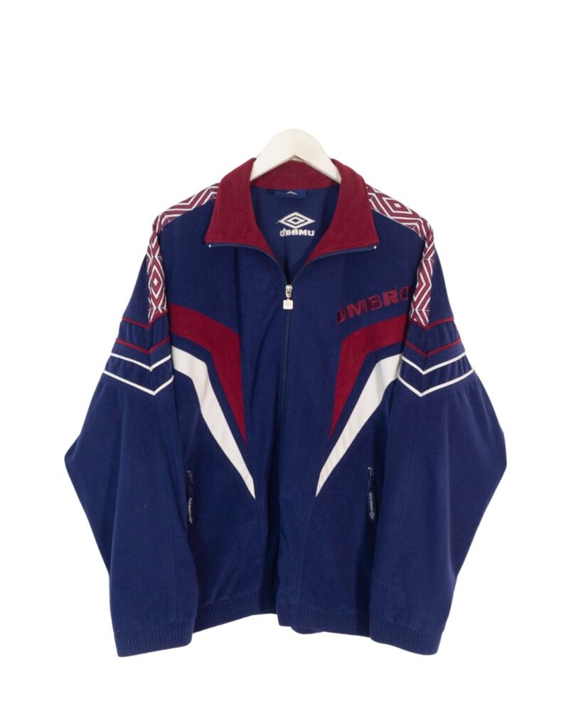 Umbro vintage 90s navy track jacket L