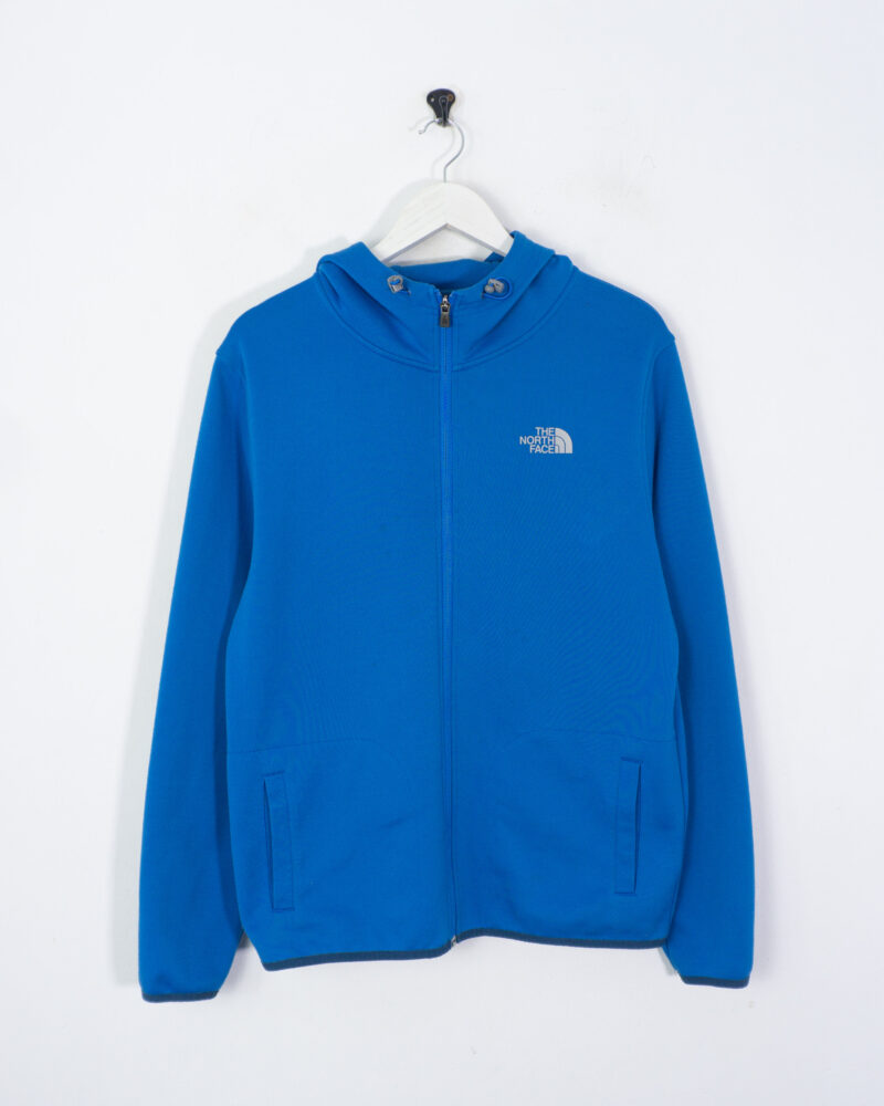 The North Face blue full zip hoodie M - Imagen 2