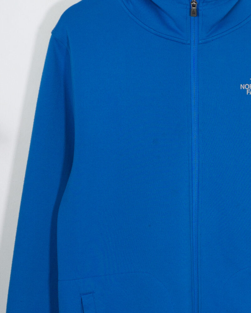 The North Face blue full zip hoodie M - Imagen 3