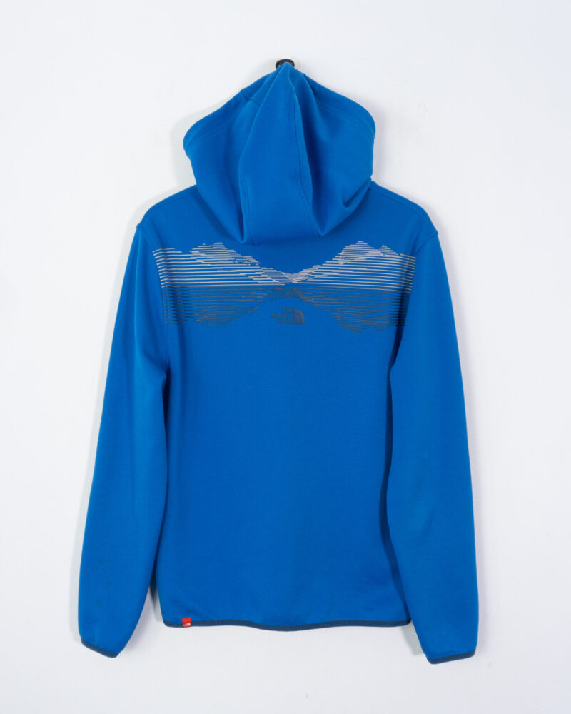 The North Face blue full zip hoodie M - Imagen 4