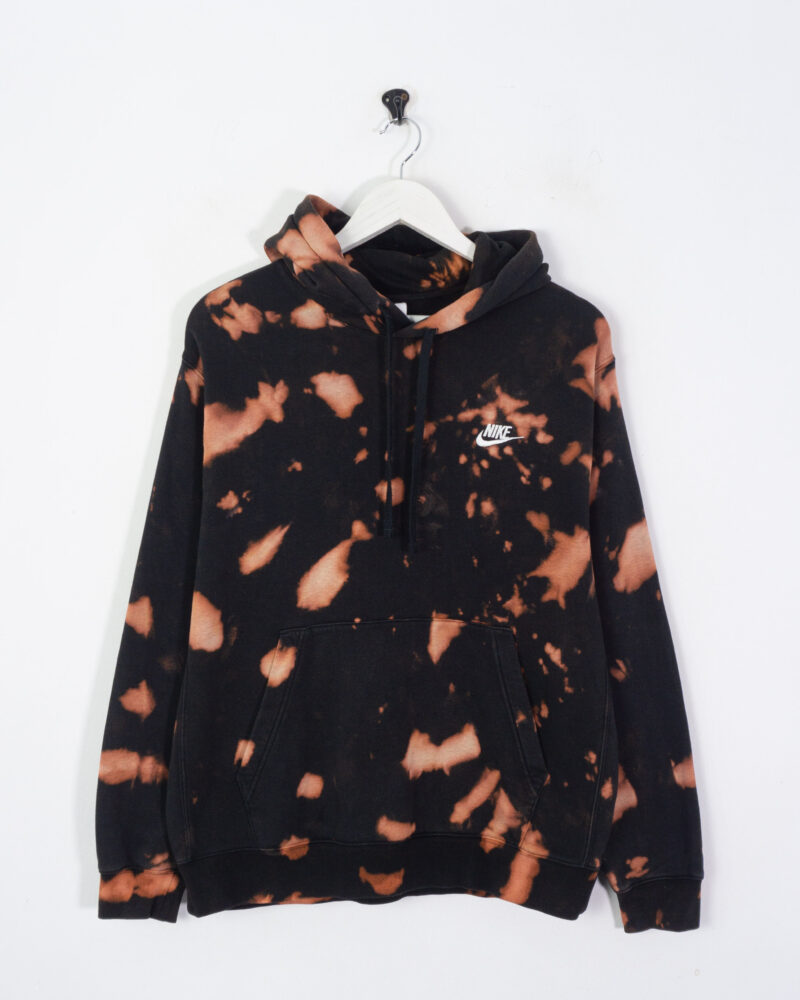 Nike black tie dye hoodie M - Imagen 2