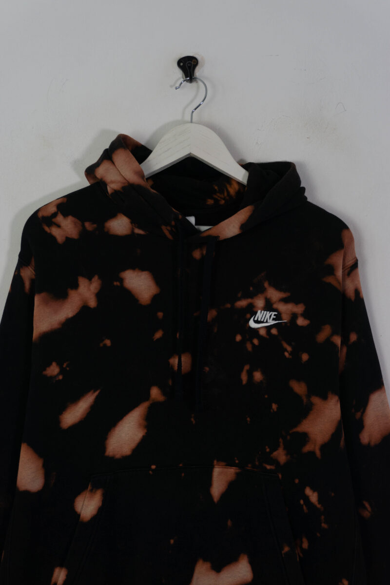 Nike black tie dye hoodie M - Imagen 3