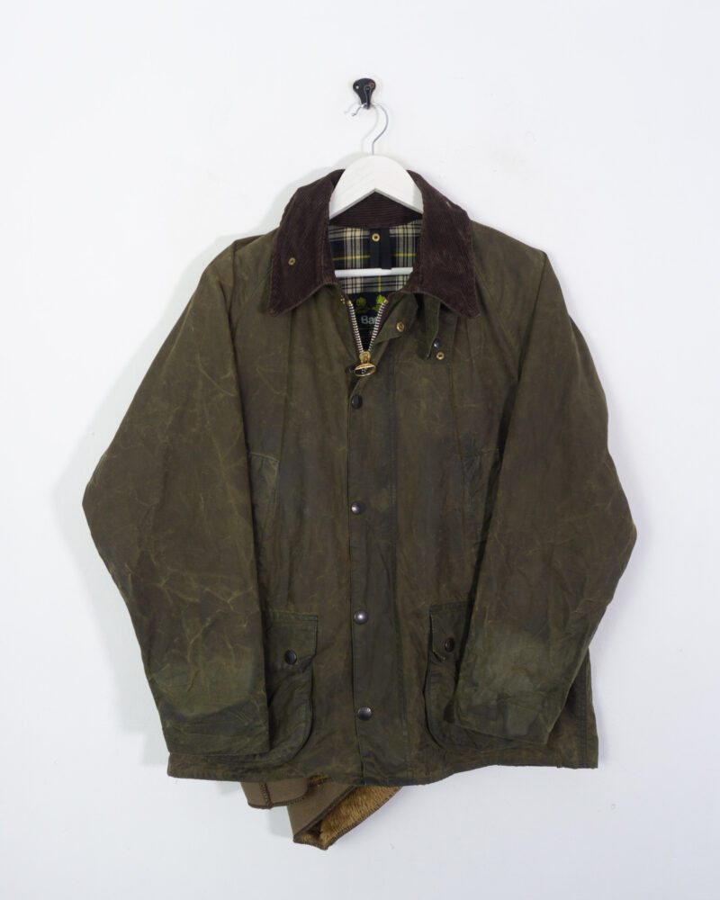 Barbour vintage 90s wax jacket M - Imagen 2