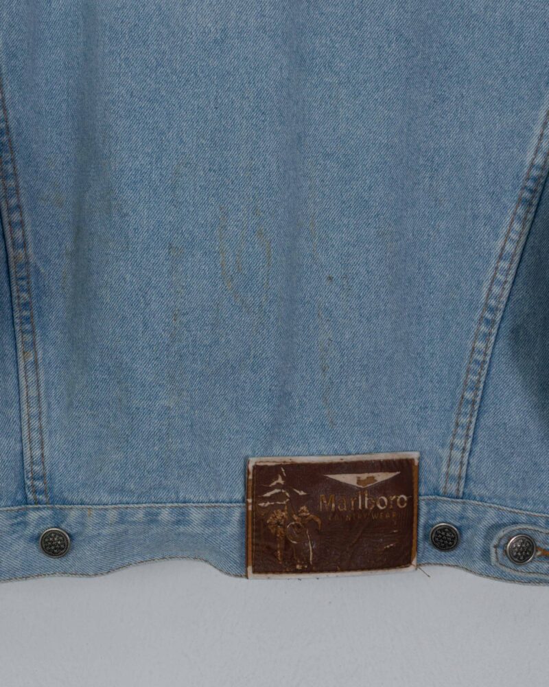 Marlboro vintage 90s denim jacket S - Imagen 4