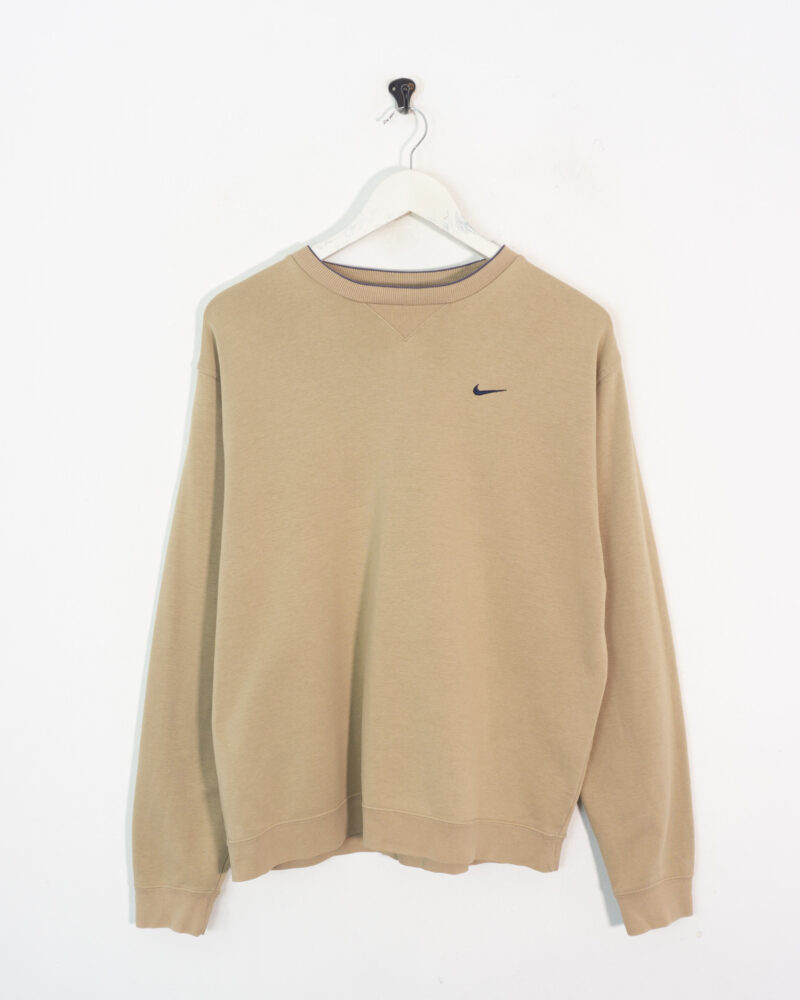 Nike vintage 00s brown sweatshirt M - Imagen 2