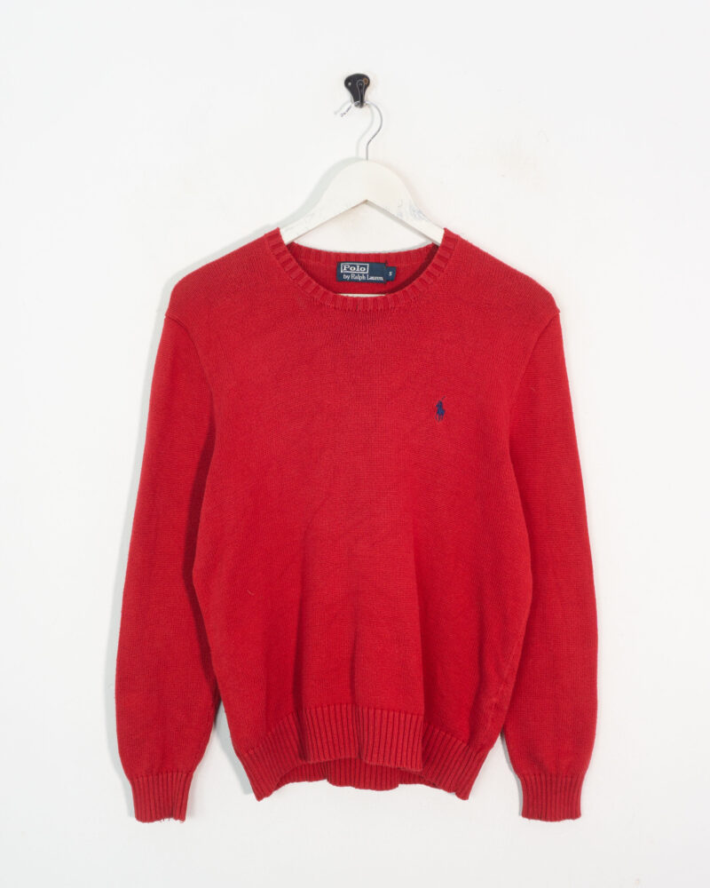 Ralph Lauren vintage 00s red sweater S - Imagen 2