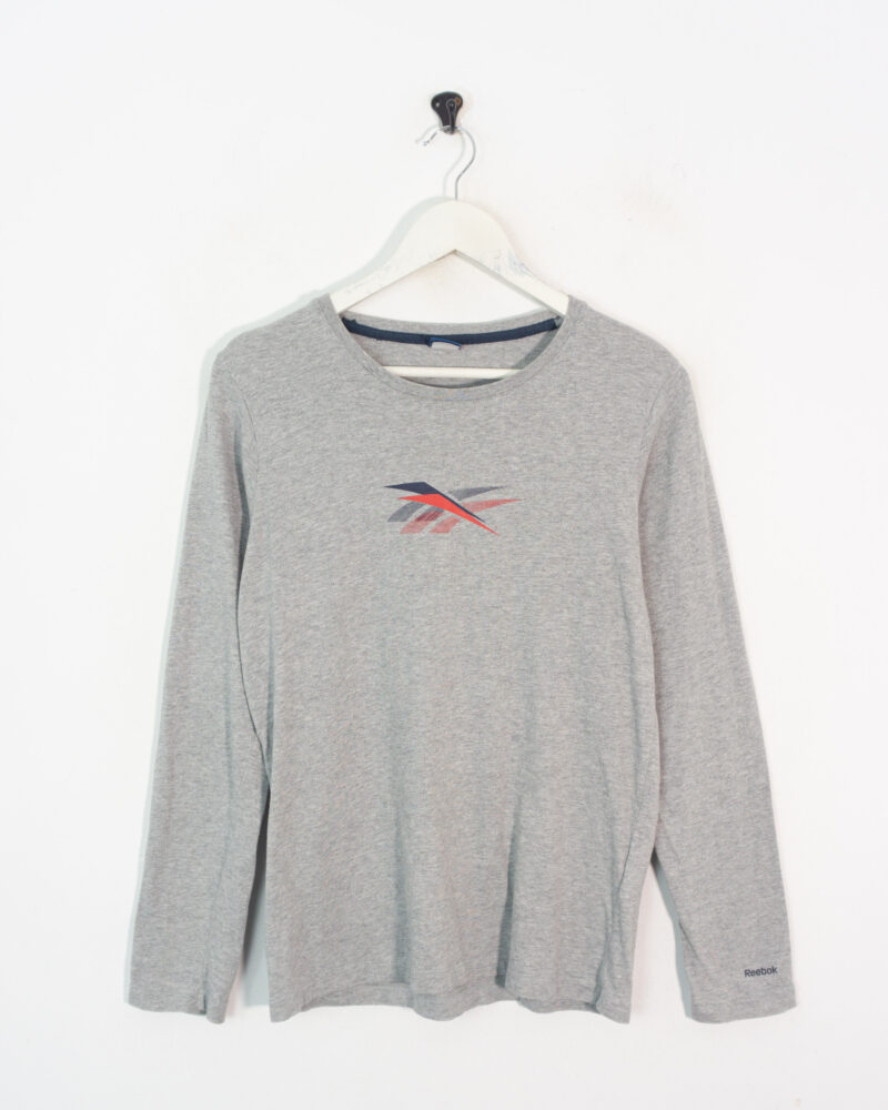 Reebok grey l/s t-shirt S - Imagen 2