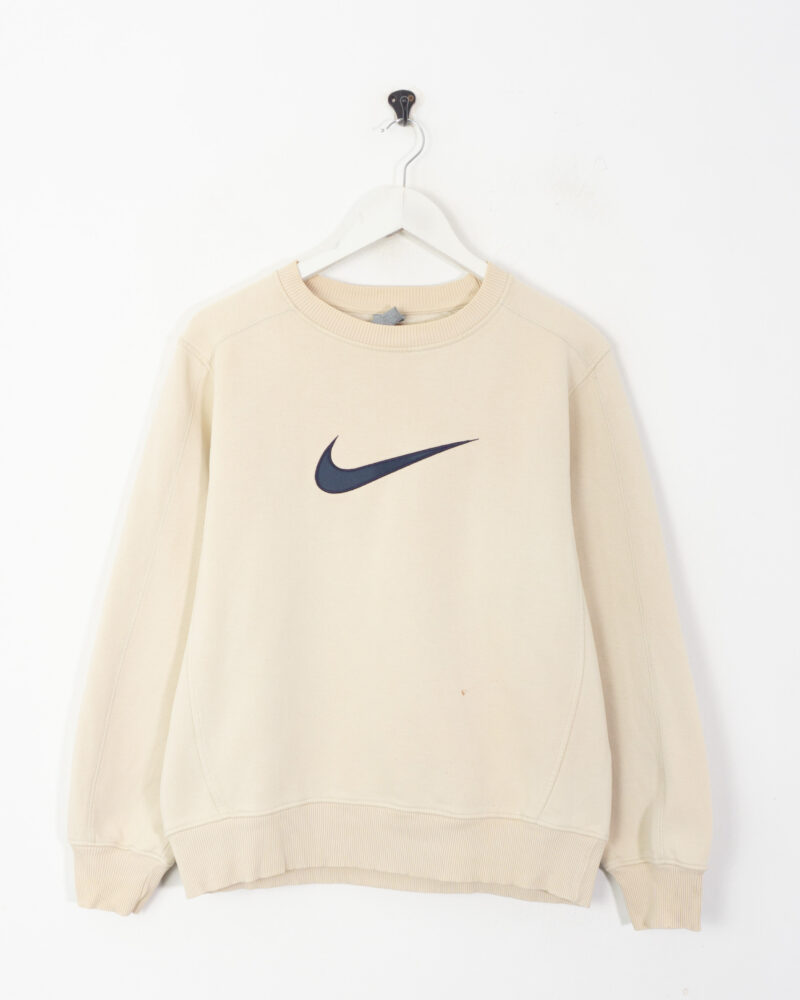 Nike vintage 00s beige sweatshirt M - Imagen 2