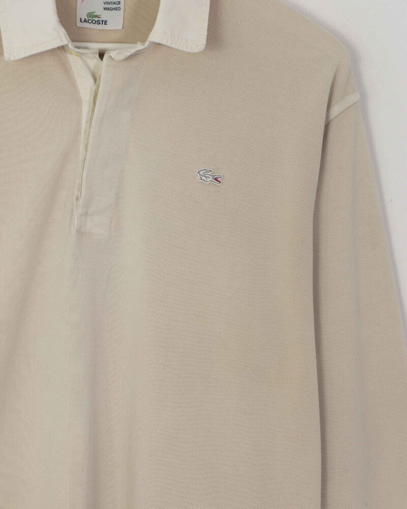 Lacoste vintage 00s l/s polo L - Imagen 4