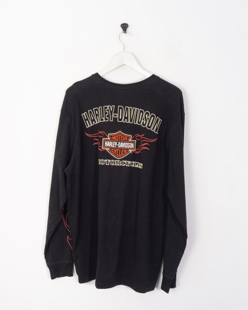 Harley Davidson vintage 00s l/s t-shirt XL - Imagen 3