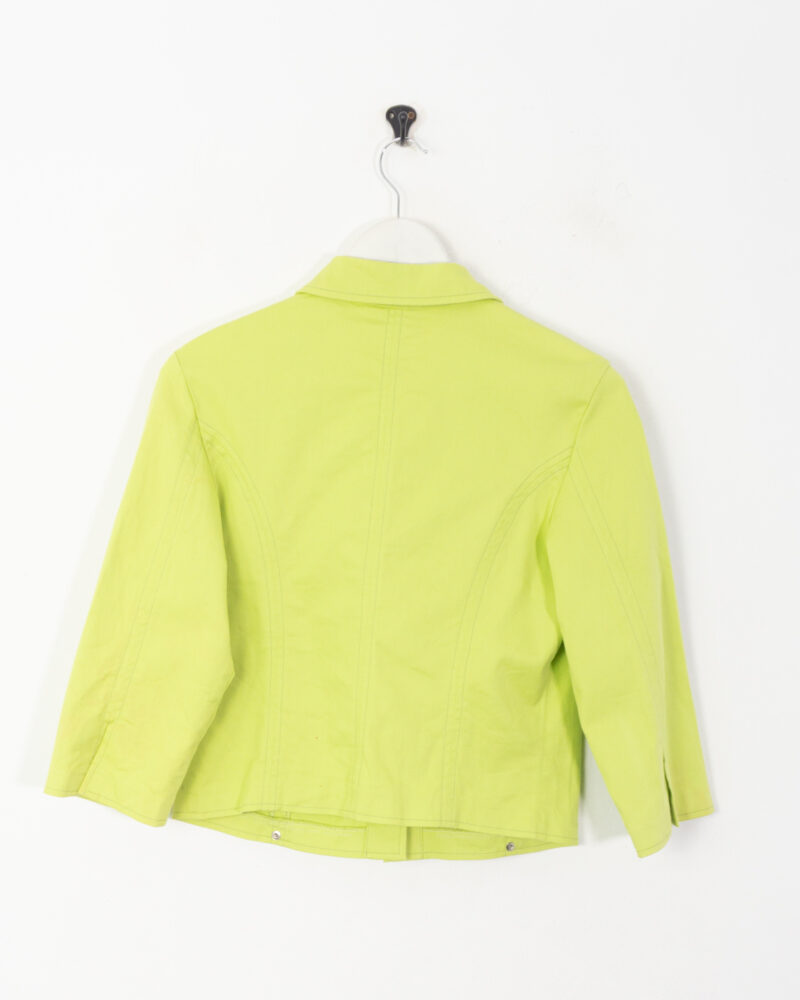 Versace vintage 00s woman green jacket S - Imagen 3