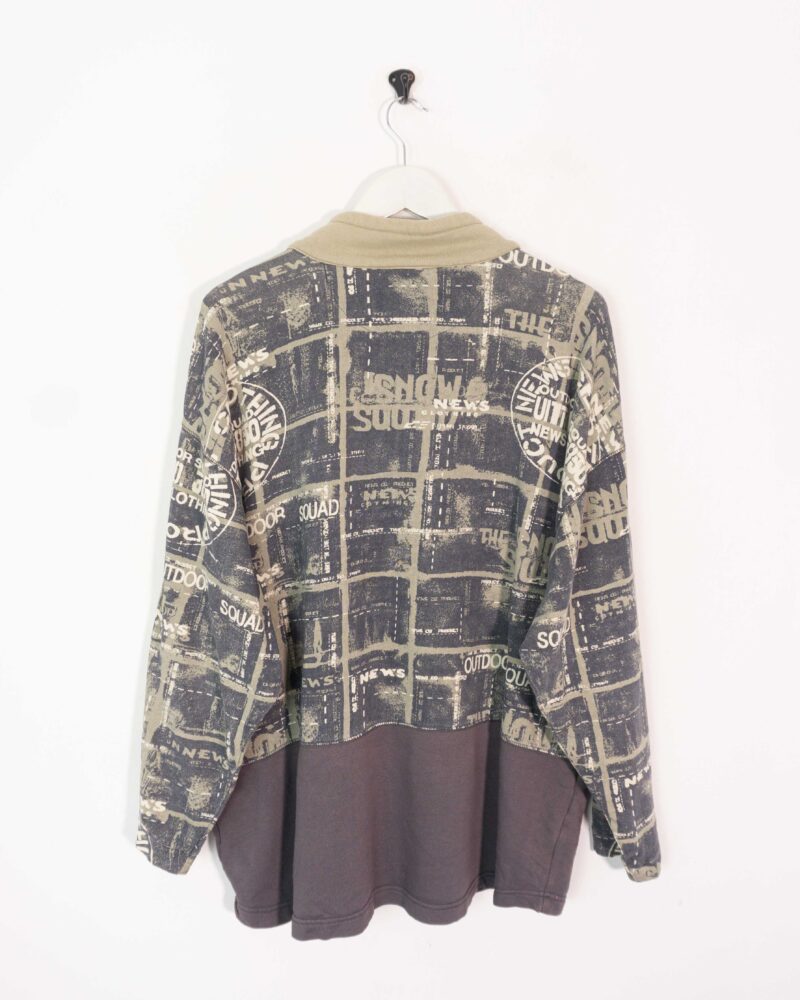 Vintage 90s 1/4 zip sweatshirt L - Imagen 4