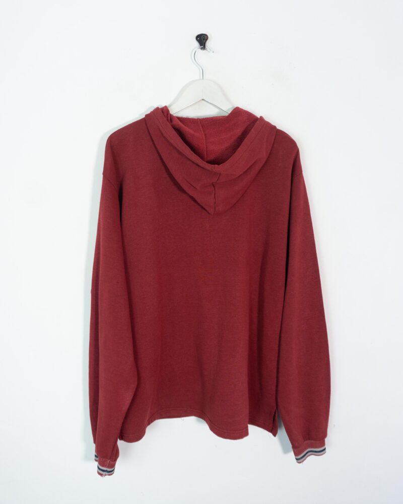 Puma vintage 90s burgundy 1/4 zip hoodie XL - Imagen 7