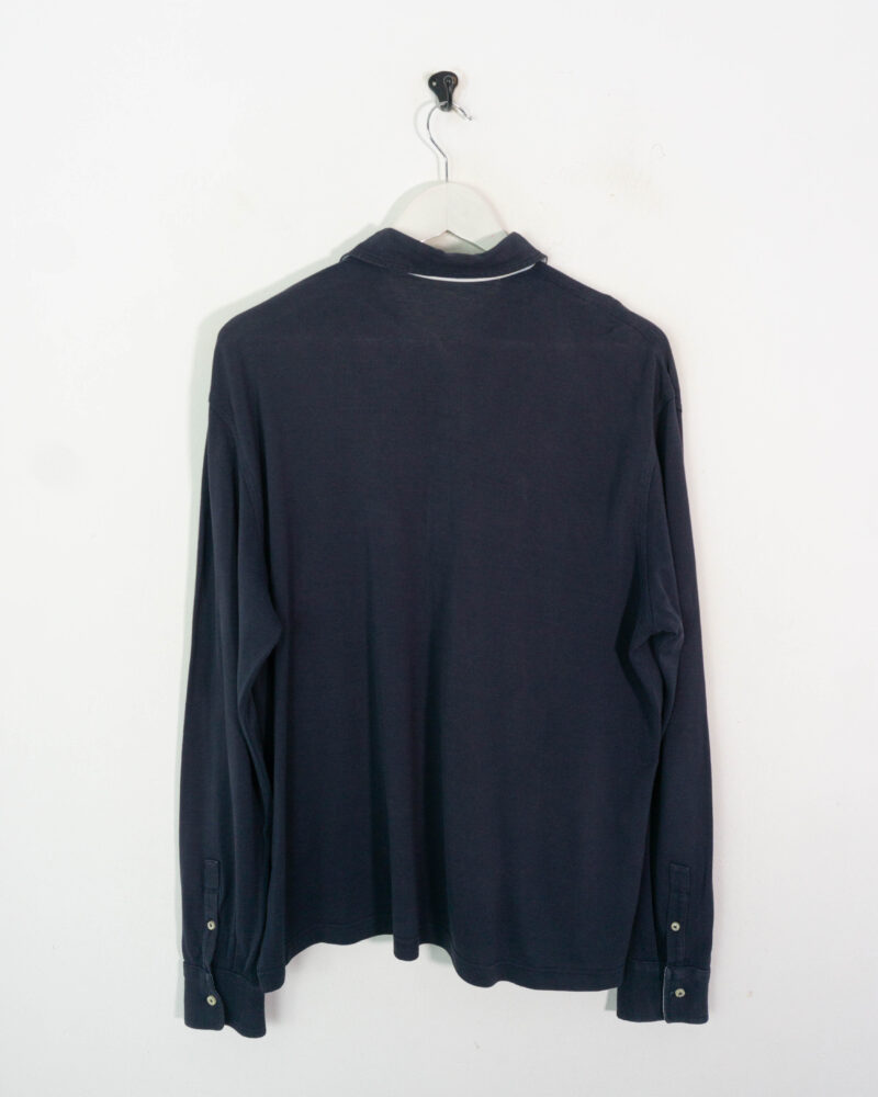 Burberrys vintage 00s navy l/s polo L - Imagen 4