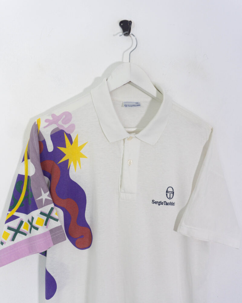 Sergio Tacchini vintage 90s polo XL - Imagen 3