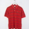 Lacoste vintage 00s red stripes polo M - Imagen 2