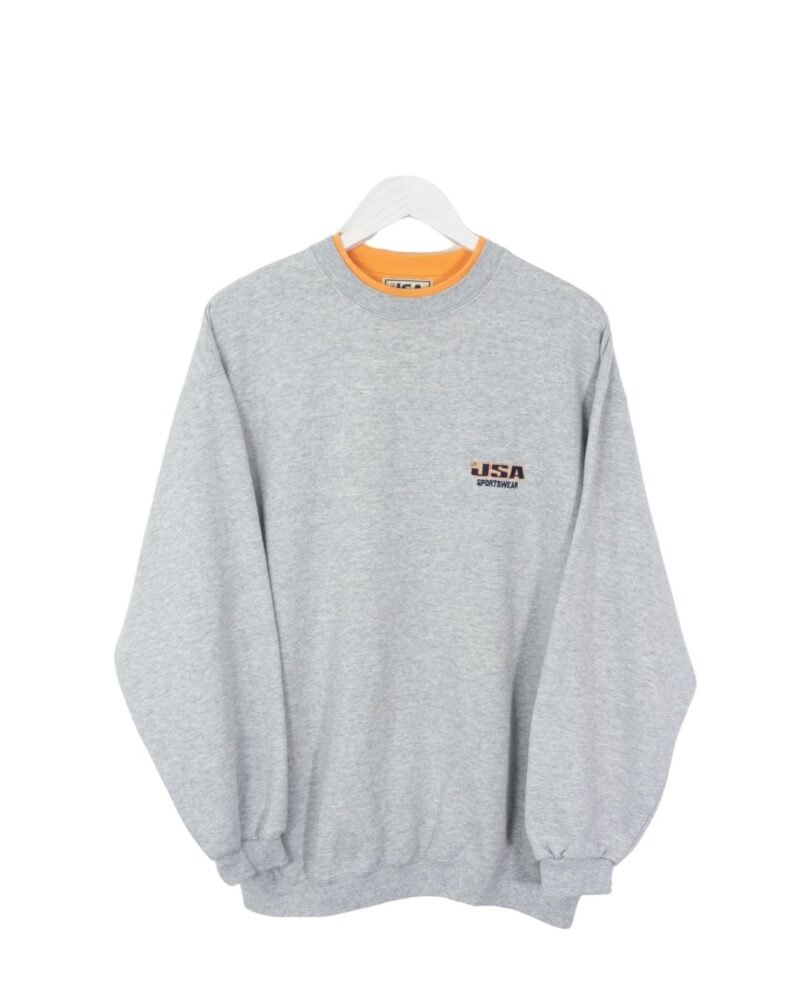 Usa vintage 90s grey sweatshirt XL