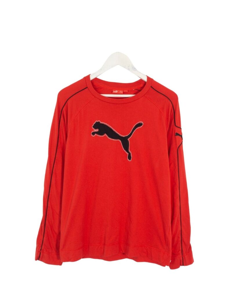 Puma vintage 00s red l/s t-shirt L