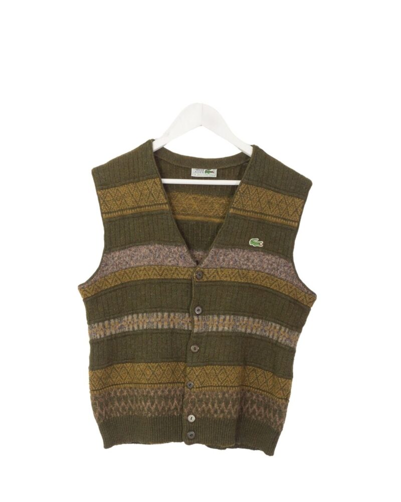 Lacoste vintage 90s knit vest S