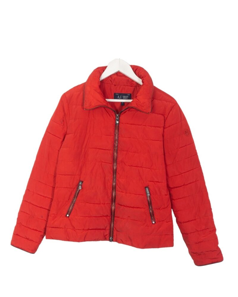 Armani jeans woman red coat M