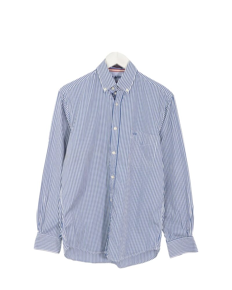 Paul Shark vintage 00s stripes shirt S