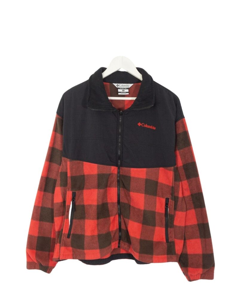 Columbia vintage 00s black/red fleece XL