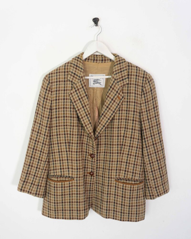 Burberrys vintage 80s woman blazer 48 - Imagen 2