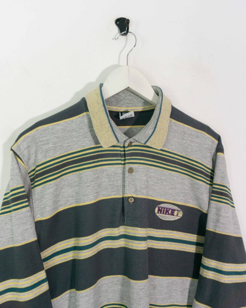 Nike vintage 90s button sweatshirt L - Imagen 3