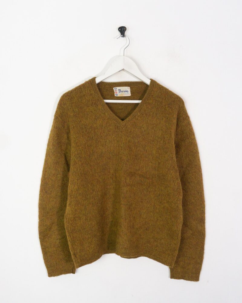 Darwin vintage 90s wool/mohair sweater L - Imagen 2