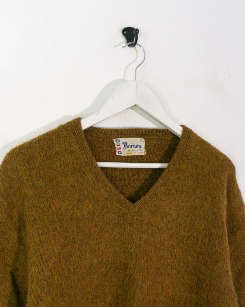 Darwin vintage 90s wool/mohair sweater L - Imagen 3