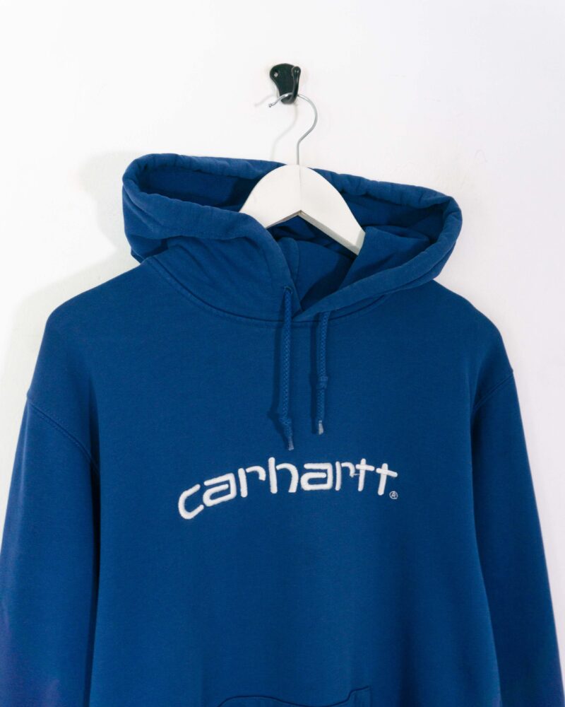 Carhartt vintage 00s blue hoodie L - Imagen 3