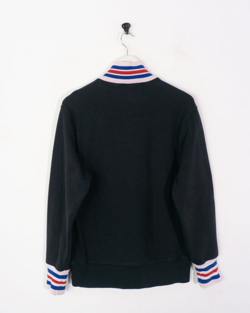 Champion navy/white 1/4 zip sweatshirt L - Imagen 9